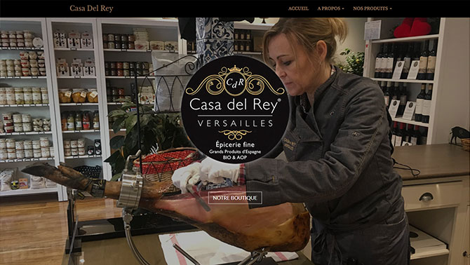 Page d'accueil Casa Del Rey